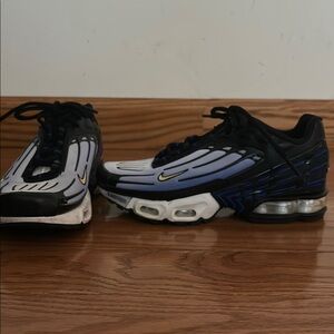 Nike Air Max Plus Black and Blue Sneakers